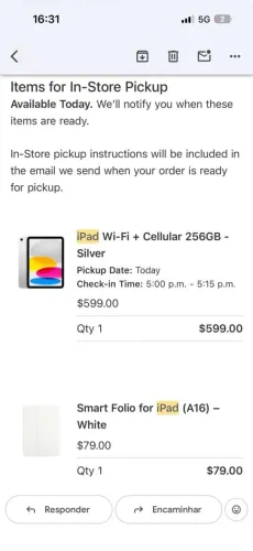 Ipad A16 256gb + cellular (chip virtual) em garantia até dezembro 2026