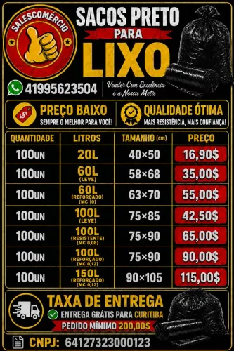 Sacos Para Lixo