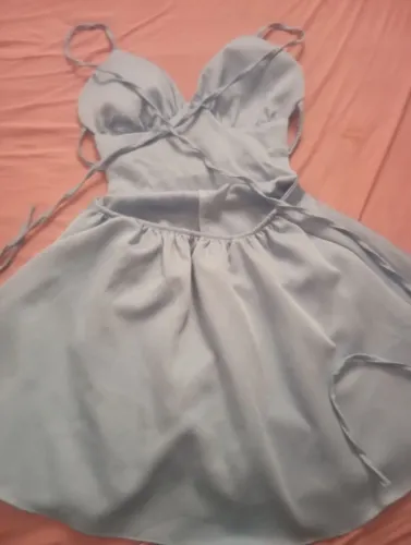 Vestido short saia 