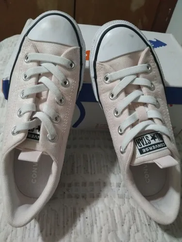 Chuck Taylor All Star Shine Cano Baixo Rosa