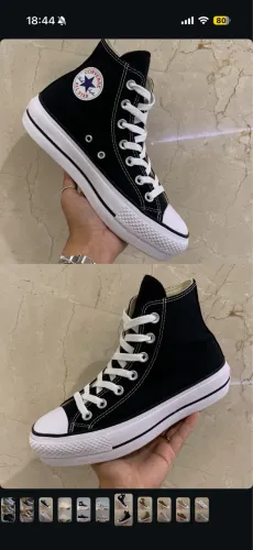 Tênis all star com plataforma