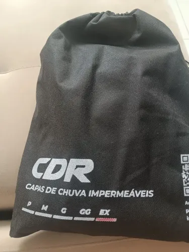 Conjunto de capa para motoqueiro