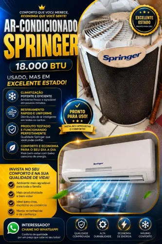 Ar condicionado 18mil BTUs