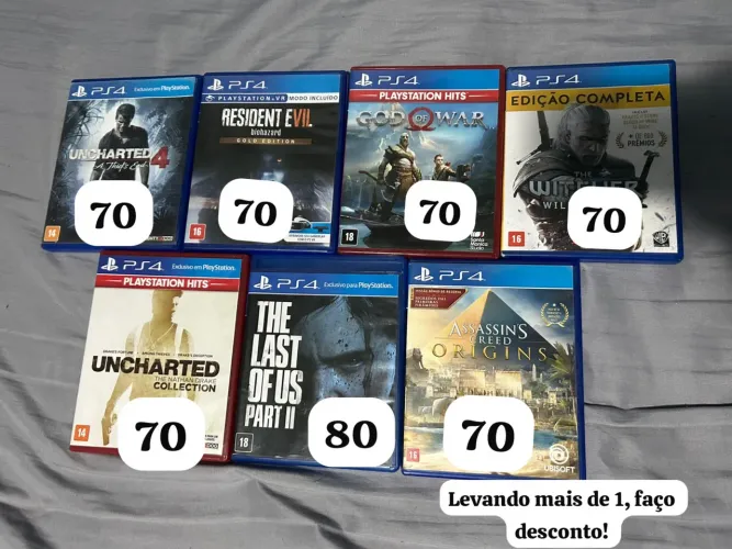 Vendo jogos ps4/ps5