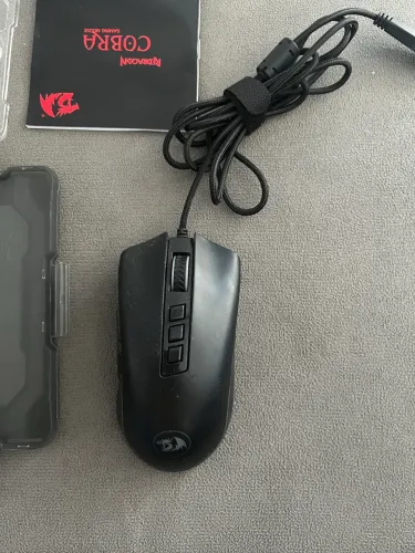 Mouse Gamer Redragon Cobra, Chroma RGB, 12400DPI, 8 Botões, Preto