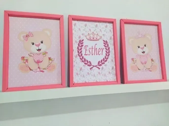 Quadros personalizado infantil, tamanho A4