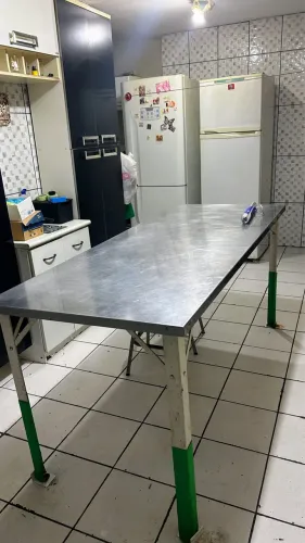 Mesa inox 1,90 por 0,80
