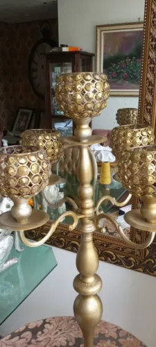 peca de bronze para decoracao de festas,velas