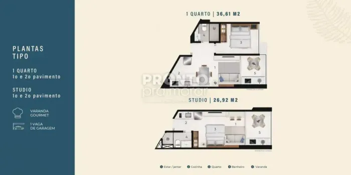 FLAT 26,92M² | PRAIA DOS CARNEIROS | TAMANDARÉ | CONDOMÍNIO COM ÁGUA E GÁS INCLUSOS | EXCE