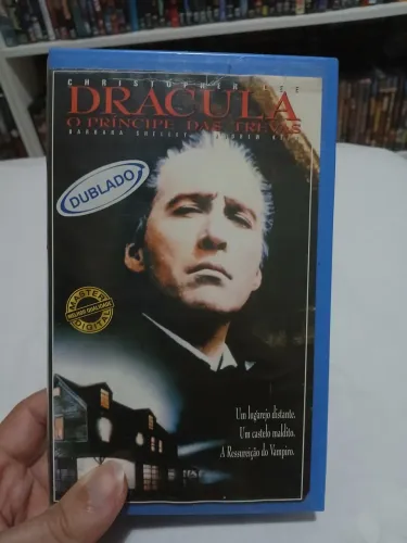 Vhs dracula principe das trevas dublado rarissimo london christopher lee