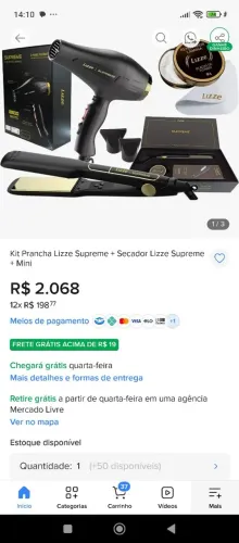 Secador prancha Lizzie supremo