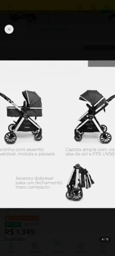 Carrinho para bebê 