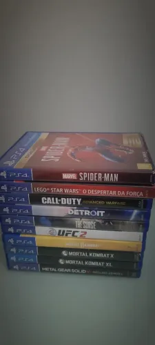 Lote 10 jogos PS4 ( com 1 jogo Lacrado!)