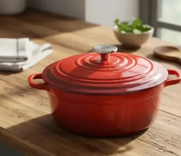 Caçarola de ferro esmaltado MasterChef NOVA + Refratário