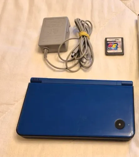 Nintendo DSi XL Azul + Namco Museum + Carregador Original