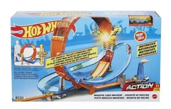 Pista hotwheels motorizada
