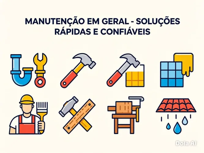 ? ? Manutenção em Geral | Resolvo Tudo: Infiltração, Encanamento, Pintura e Mais!