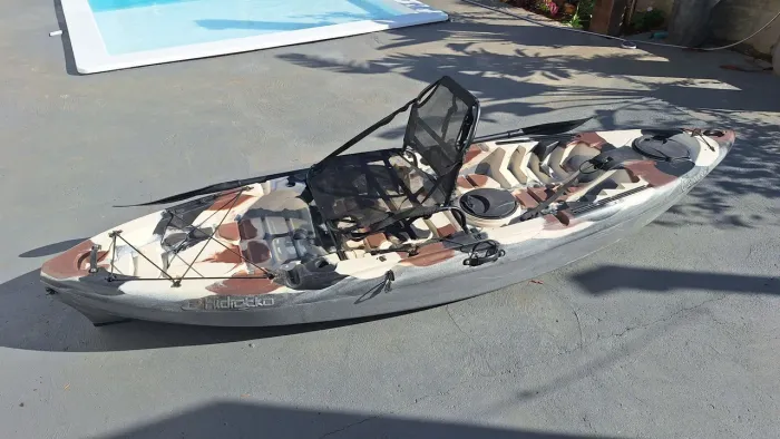 Caiaque Hidro2eko Tuna Pro Camuflado Com Cadeira Elevada