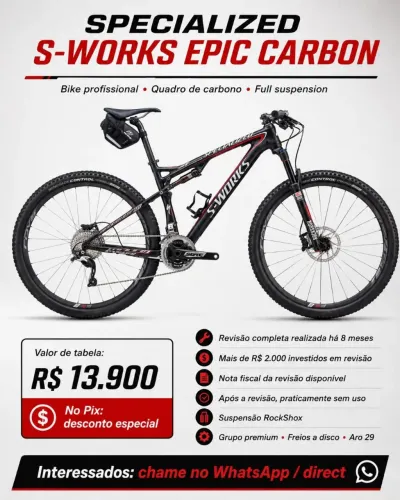 Bicicleta sWorks Specialized Carbon