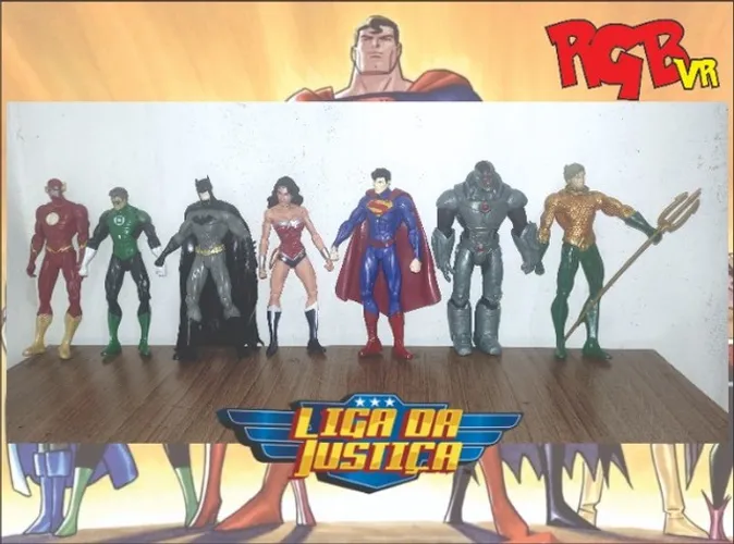 Liga da Justiça - 17cm à 18cm (Venda Por Unidade)