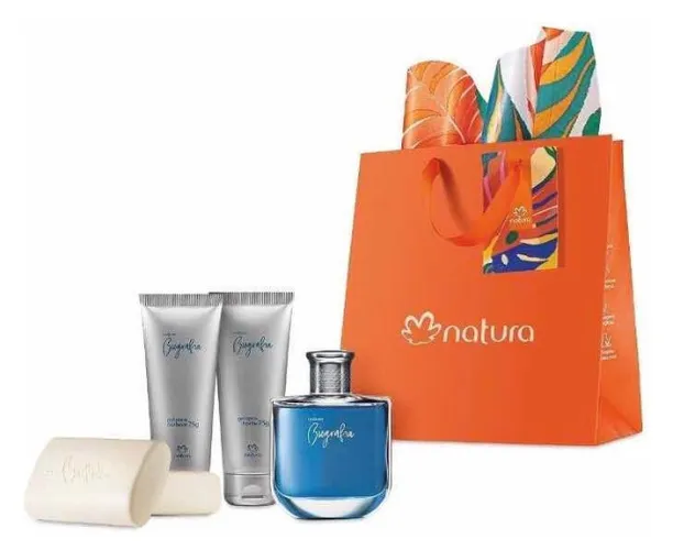 Kit Biografia Clássico Natura Masculino Colônia + Gel Barbear + Gel Pós Barba + Sabonetes