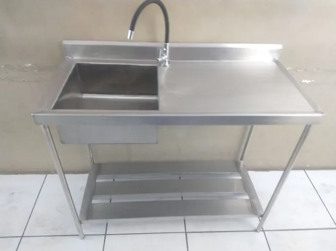 Mesa de inox todos tamanhos