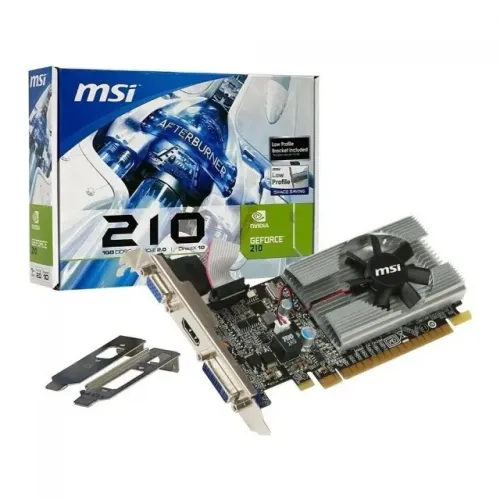 Placa de video MSI Nvidia Geforce GT 210 1GB Gddr3 (Novo Lacrado)