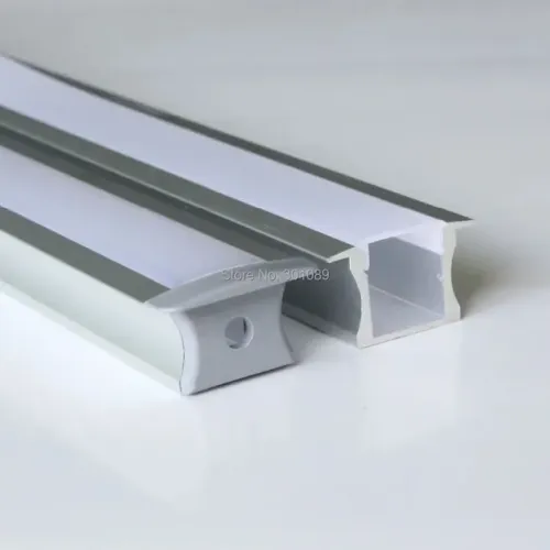 Perfil Embutir 3m 25x15mm Anodizado sem LED