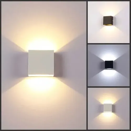 Arandela LED 4w 3000k Facho Duplo Regulável ou Fixo