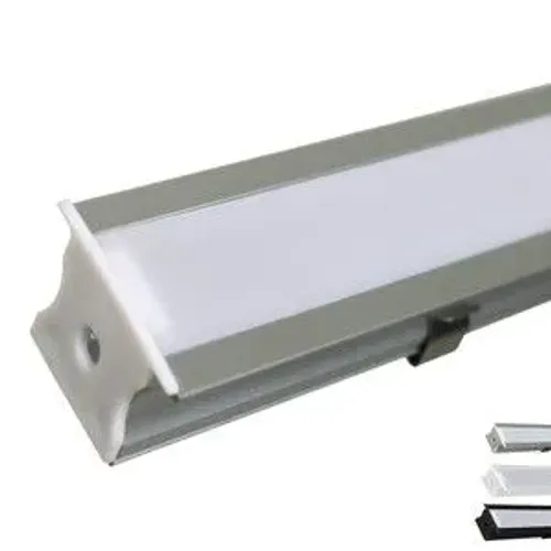 Perfil 3m 25x15mm Anodizado + LED 20w/m 240Leds 5M + Fonte Compatível