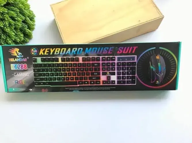 (NOVO) Kit Teclado e Mouse Gamer Yelandar KT288