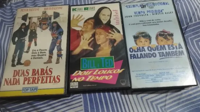 Kit 3 Filmes Vhs Comédia - Lote 2 - Ver Descrição
