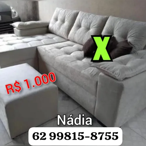 SOFÁ COM CHAISE 2.0x1.40 