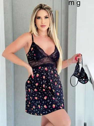Camisola Ana Clara (acompanha calcinha)