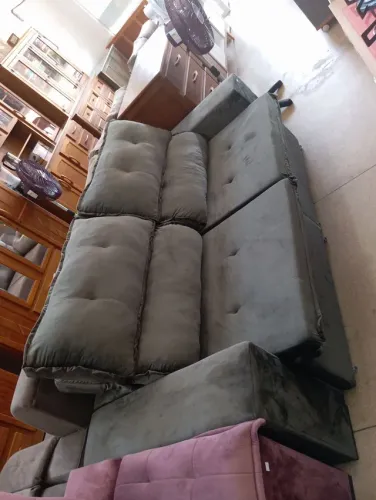 SOFA NOVO EM OFERTA HJ, RECLINÁVEL E RETRÁTIL 