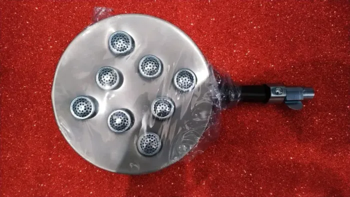 Queimador De Fogão Ind 8 Caulins C/ Reg 9a24cm Inox 113439 0049