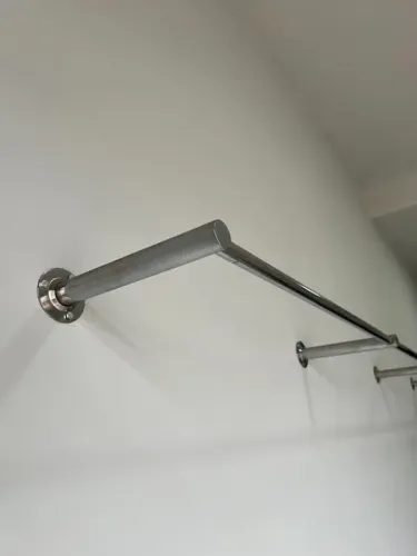 Tubo Cabideiro Redondo Para Loja de Roupas 100cm / 1 metro.