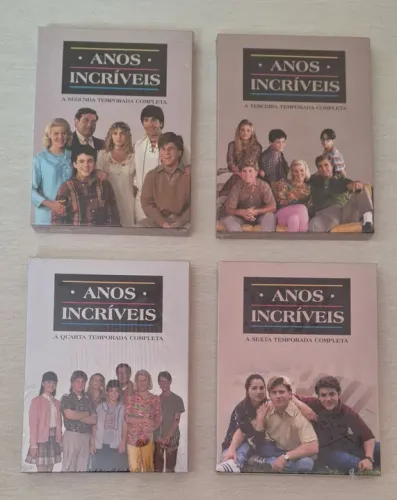 Anos Incríveis Série TV Boxes DVD Original Temporadas 2, 3, 4 e 6
