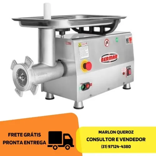 Moedor de Carne Bermar Boca 22 Novo