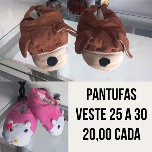 Pantufa veste de 25 a 30 o frio ta chegando...