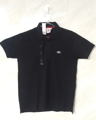 CAMISA POLO LACOSTE LIVE Preta G