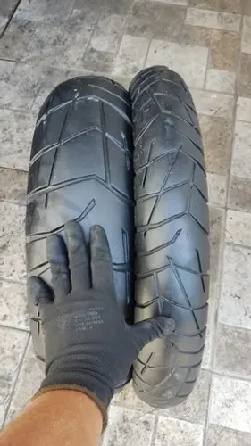 Par pneu usado Pirelli Scorpion Trail 150/70-17 100/90-19