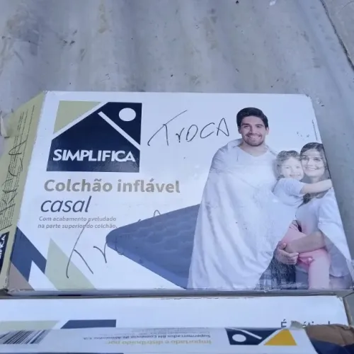 Colchão inflável casal Simplifica - Novo