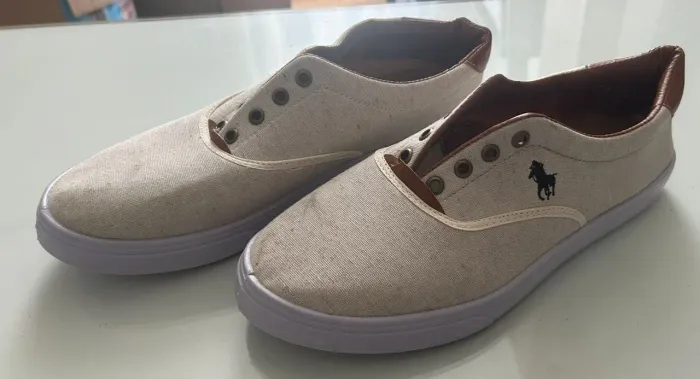 Tênis Casual Masculino Polo OLDSEN Bege