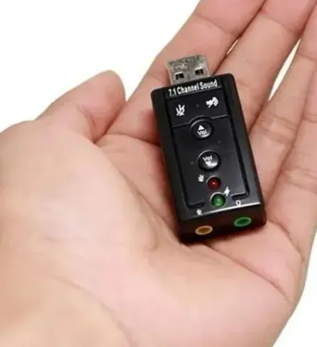 Adaptador de Placa de Som USB 2.0