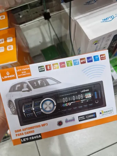 Radio Som Automotivo LEHMOX LEY-1846 com Bluetooth