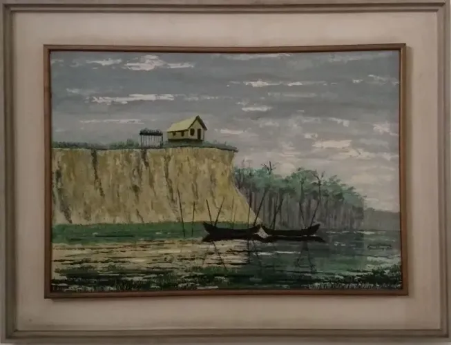 Moacir de Andrade (1973) - Pintura original sobre tela, artista amazonense