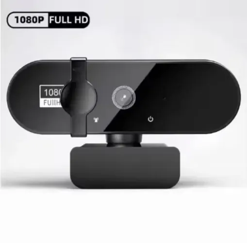 Webcam Portátil 1080p com Microfone Camera Para Pc e TV