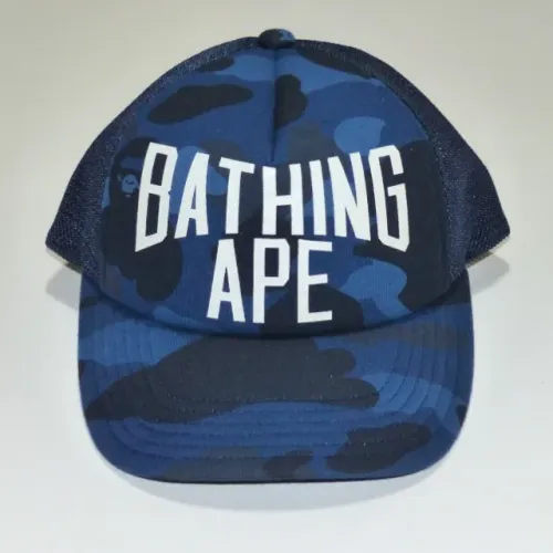 BAPE - Boné Trucker 1st Camo Blue