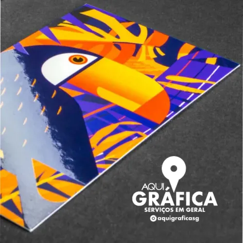 Cartão de Visita c/ Verniz UV Localizado.